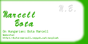 marcell bota business card